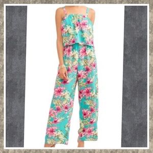 Floral Women’s Woven Jumpsuit